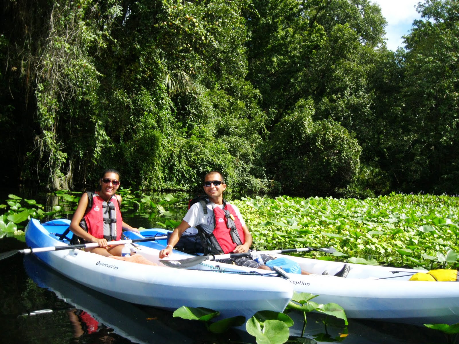 Central Florida Kayak Tours Amit and Bharvi's Rock Springs Run 91011