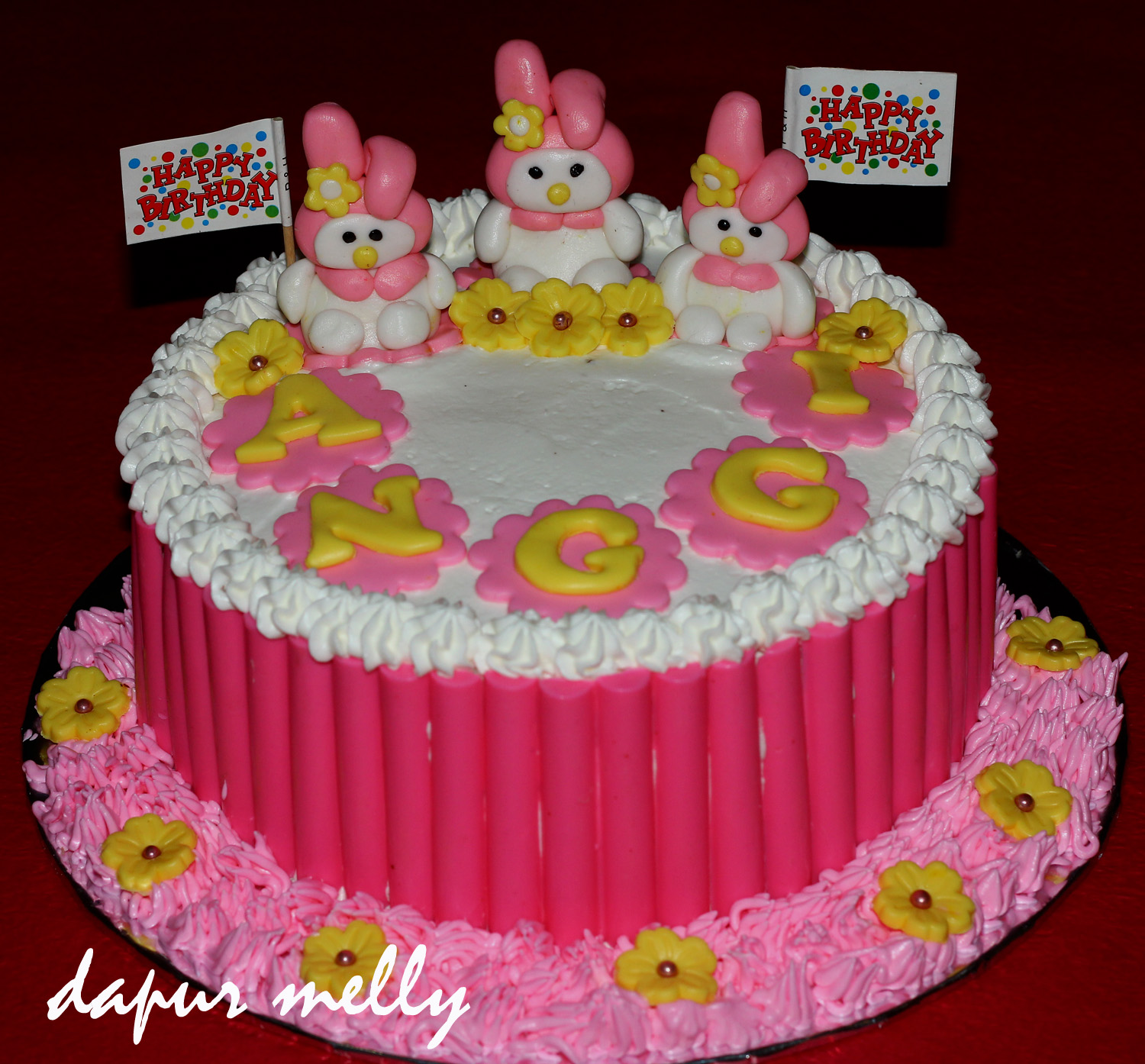 cake dan cupcake cantik my melody birthday cake