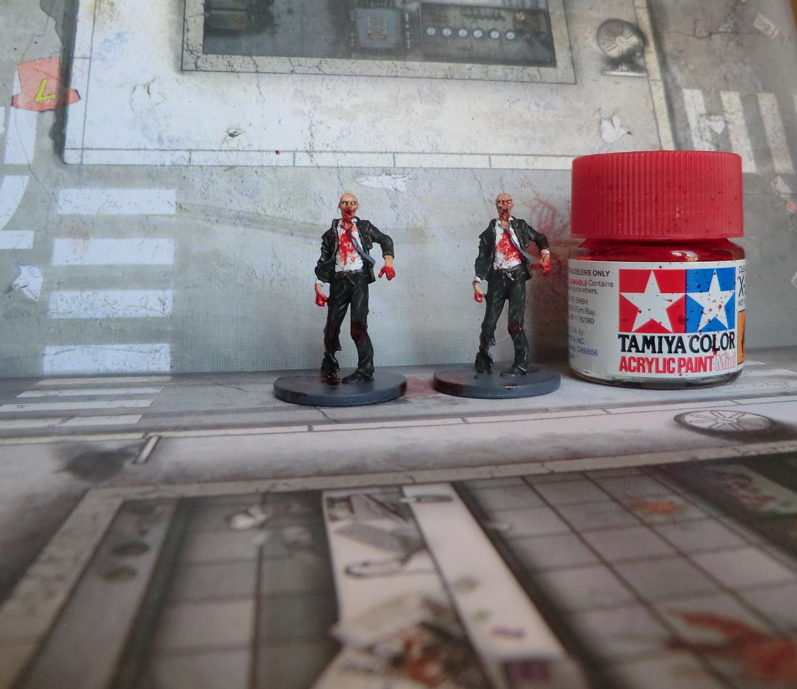 Warmaster Painting a zombie in twelve minutes an easy 'how to paint