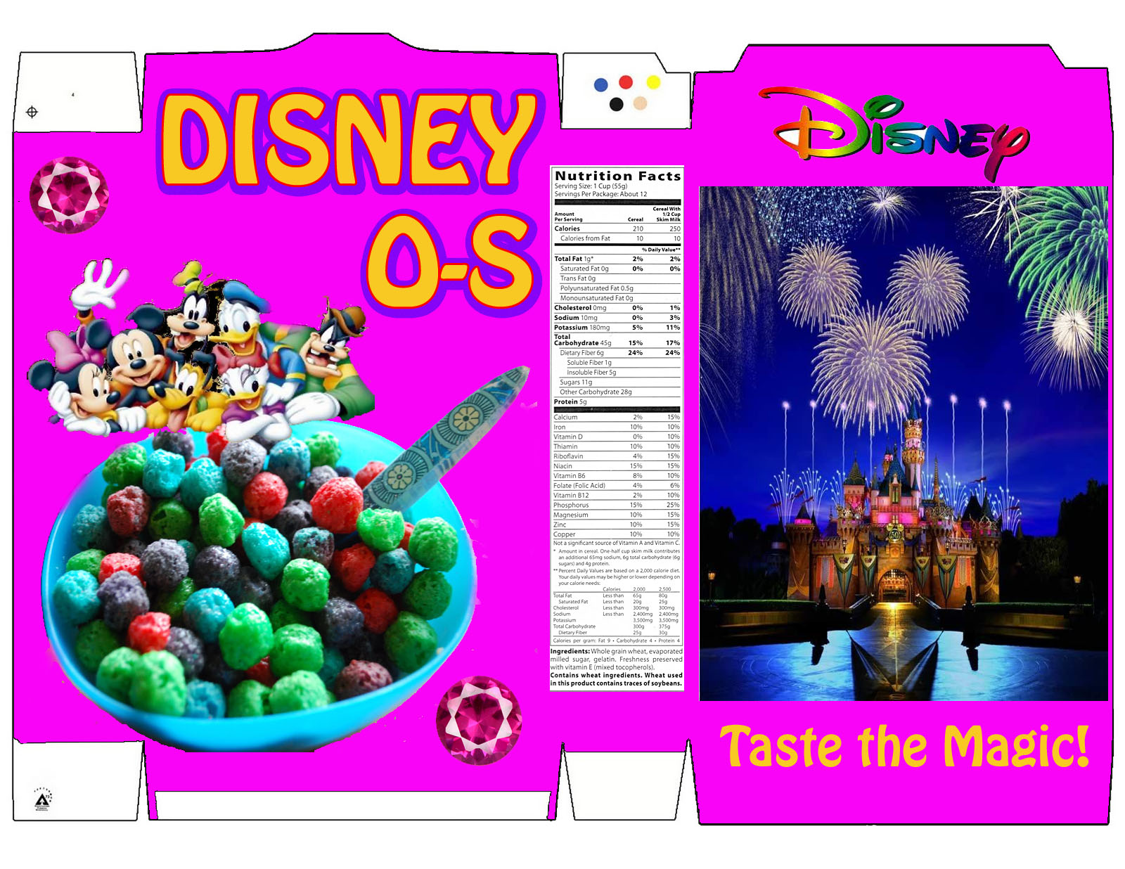 Jessica ) Dieline Project Cereal Box