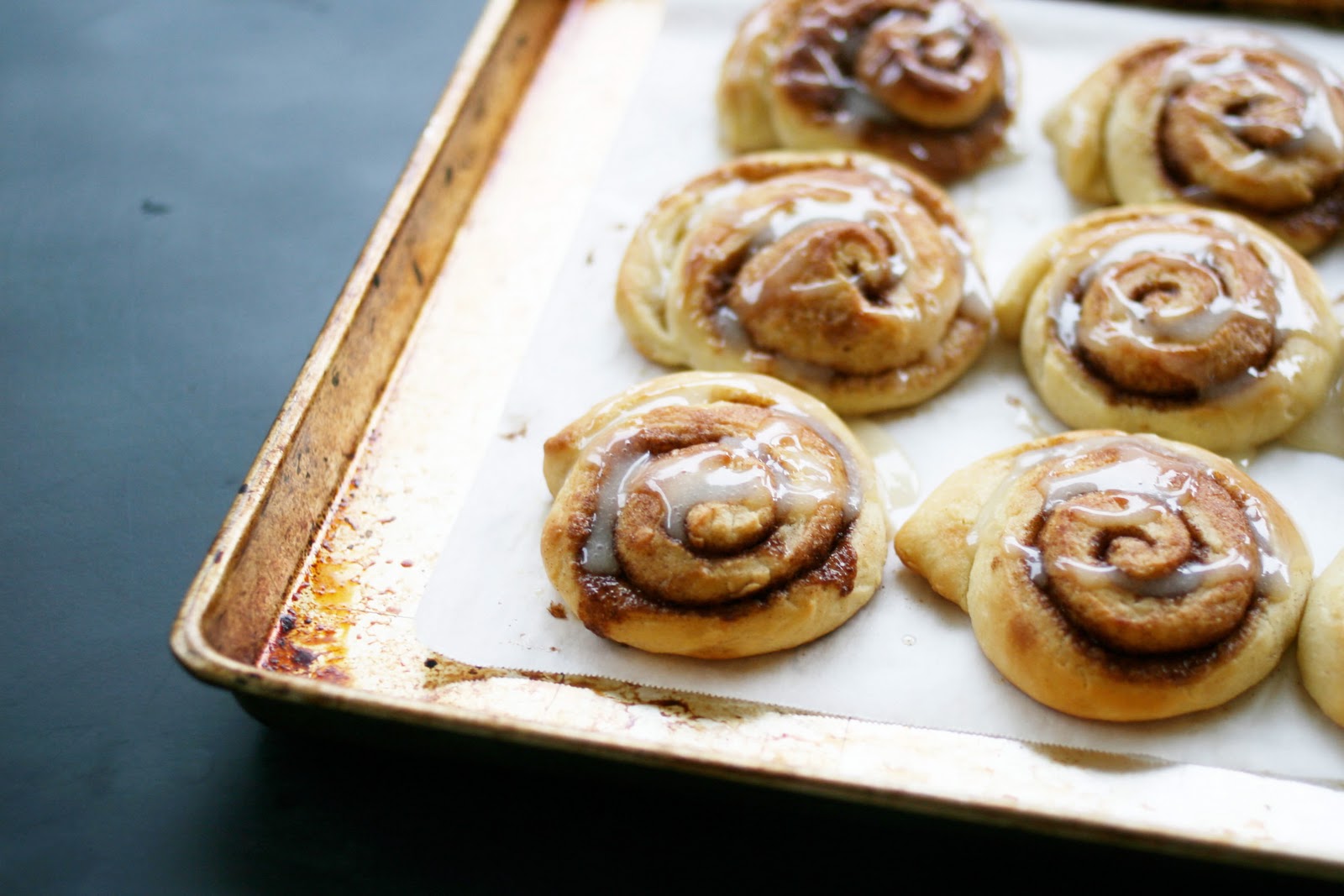 Unedeux senses Sour Cream Cinnamon Rolls