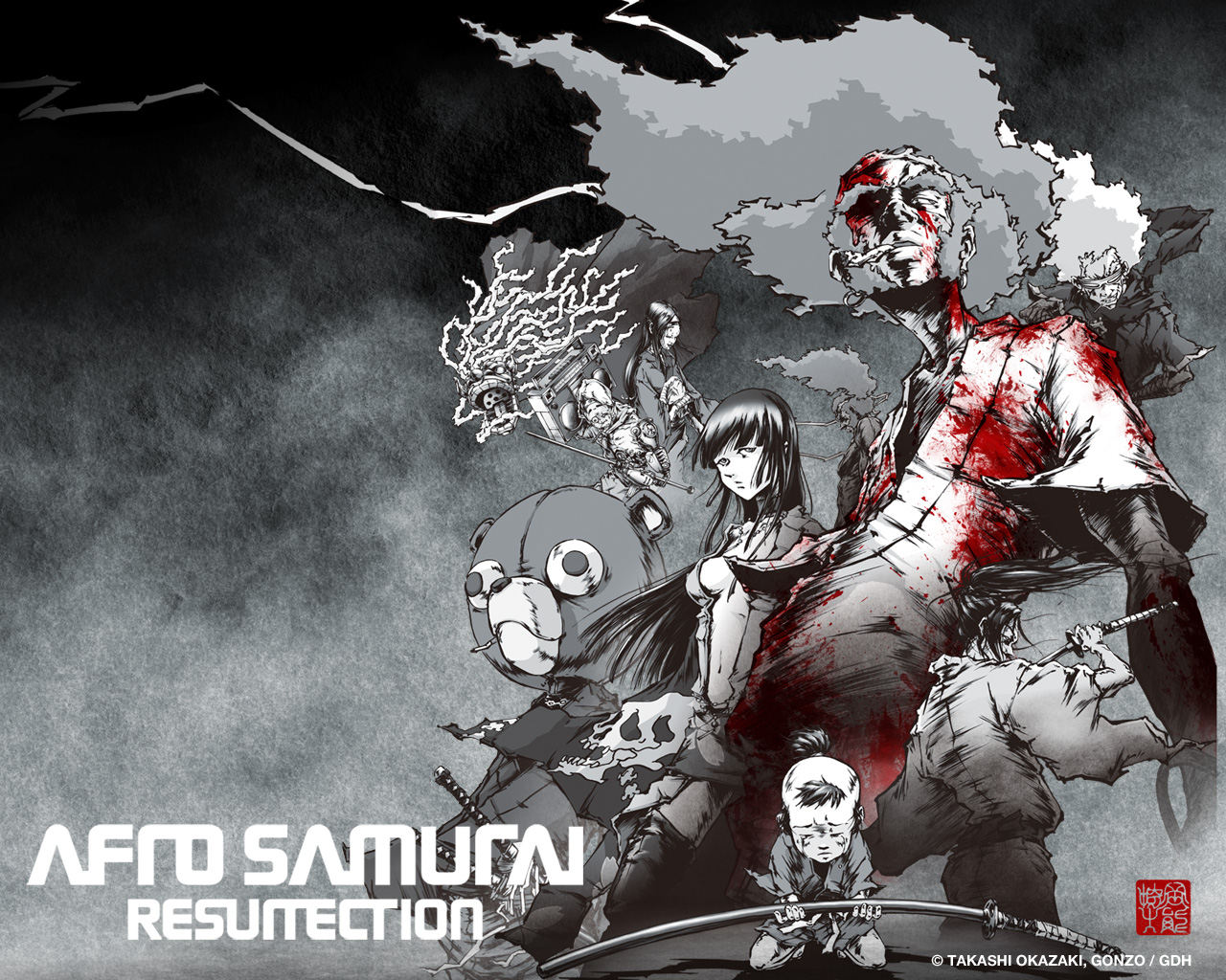 afro-samurai-resurrection - [Aporte]  Afro Samurai Resurrection [Pelicula] [MP4] [Sub Español] [MEGA] - Anime Ligero [Descargas]