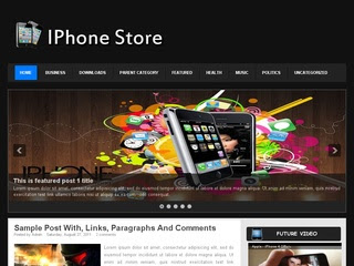 iPhone Store Blogger Template iPhone Store Blogger Template