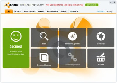 Avast! Free Antivirus 2013 Version - 8.0.1483