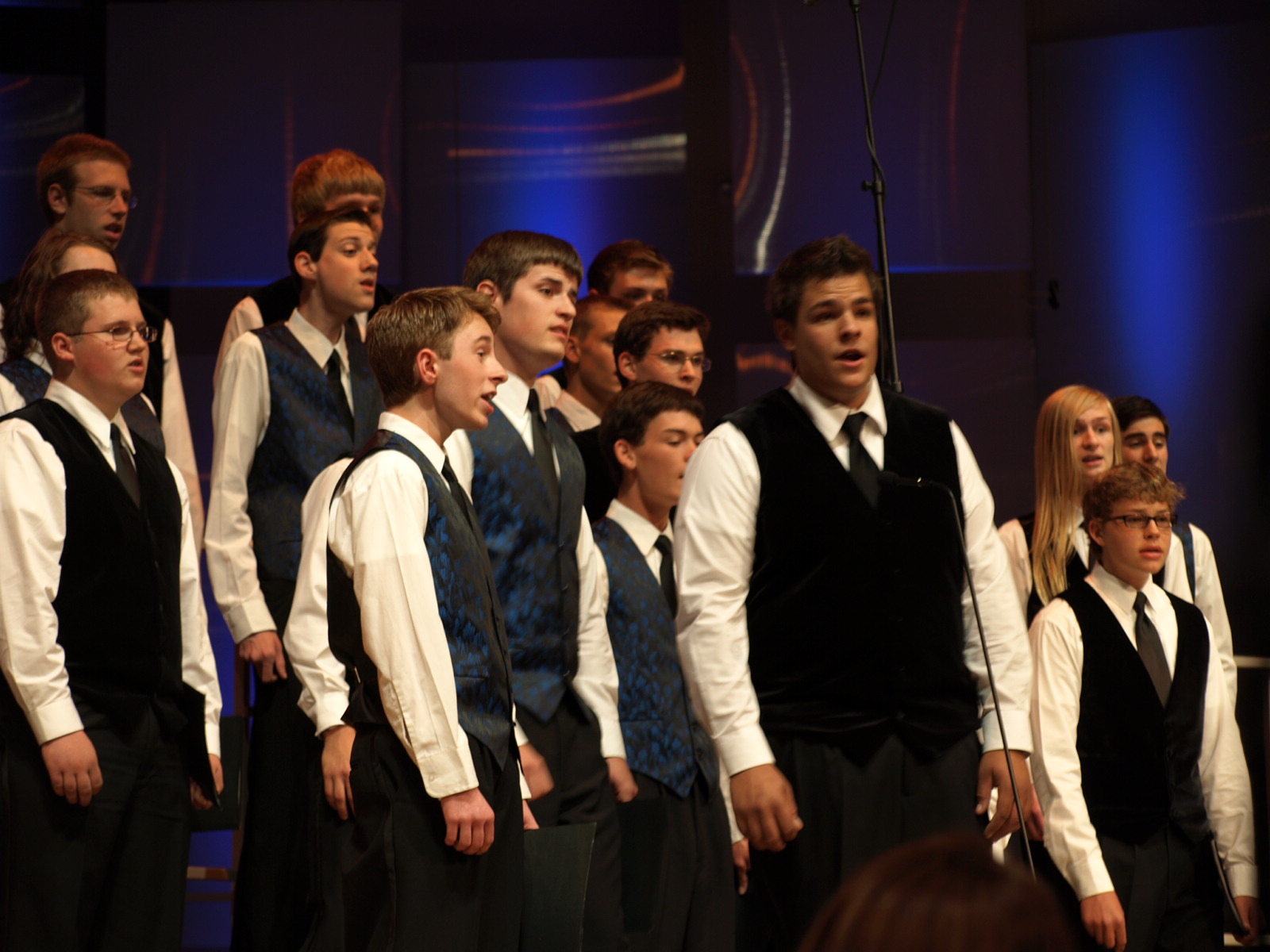 Polished Corner Pillars Home School Choir Concert