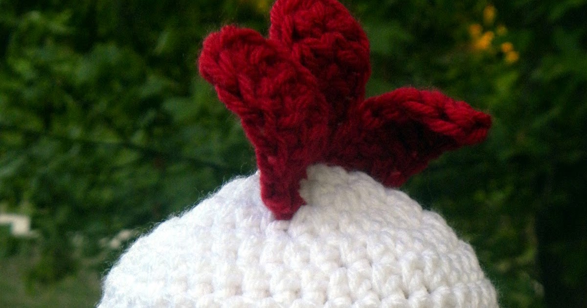 AshTree Crochet Crochet Hen Hat