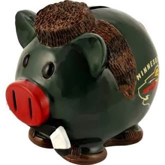 Minnesota Wild NHL Piggy Bank