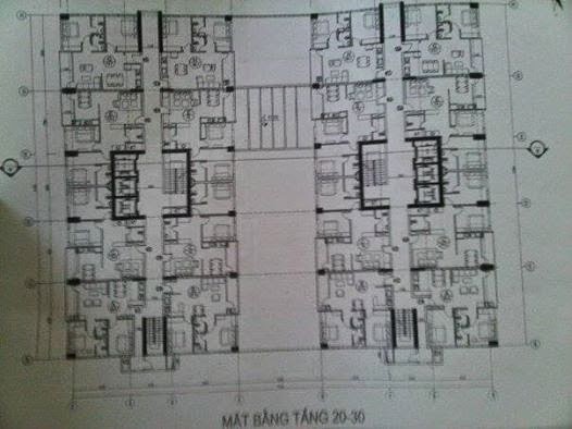 Mặt bằng dream land plaza tầng 20-30