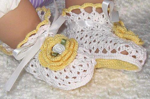 Croche, tricO e outras artes.: Sapatinhos de Croche - Sem ...