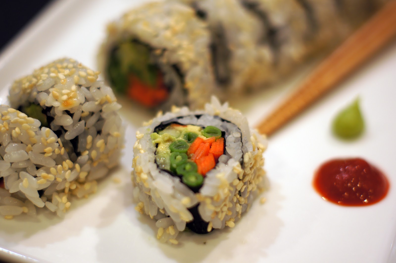 Sutton Grace: vegetable sushi roll