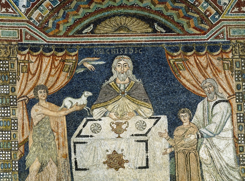 Icona Immagine di Dio Ravenna, Basilica di Sant'Apollinare in Classe, mosaici, 547