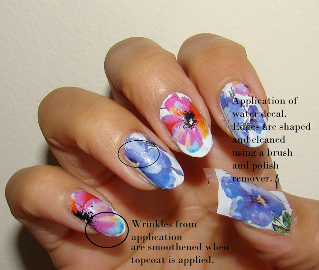 Water Decal Appliques Nail Art Pretty Nails And Tea Blog