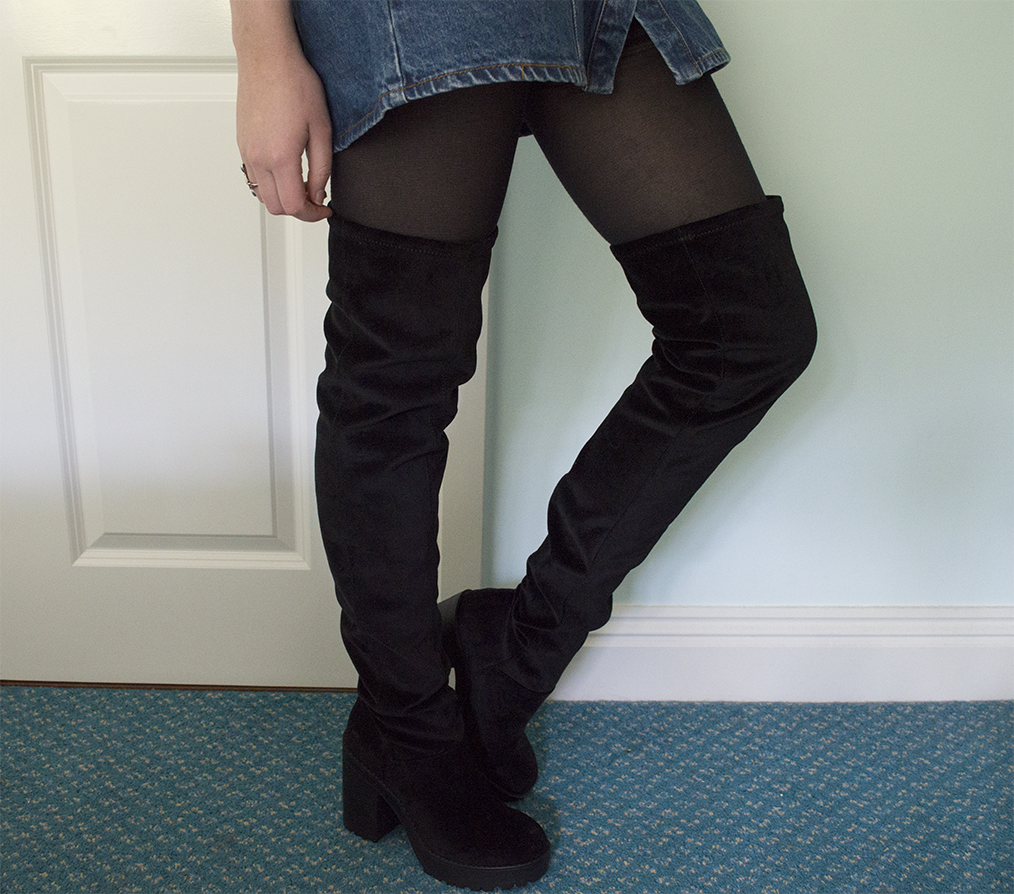 primark thigh high boots