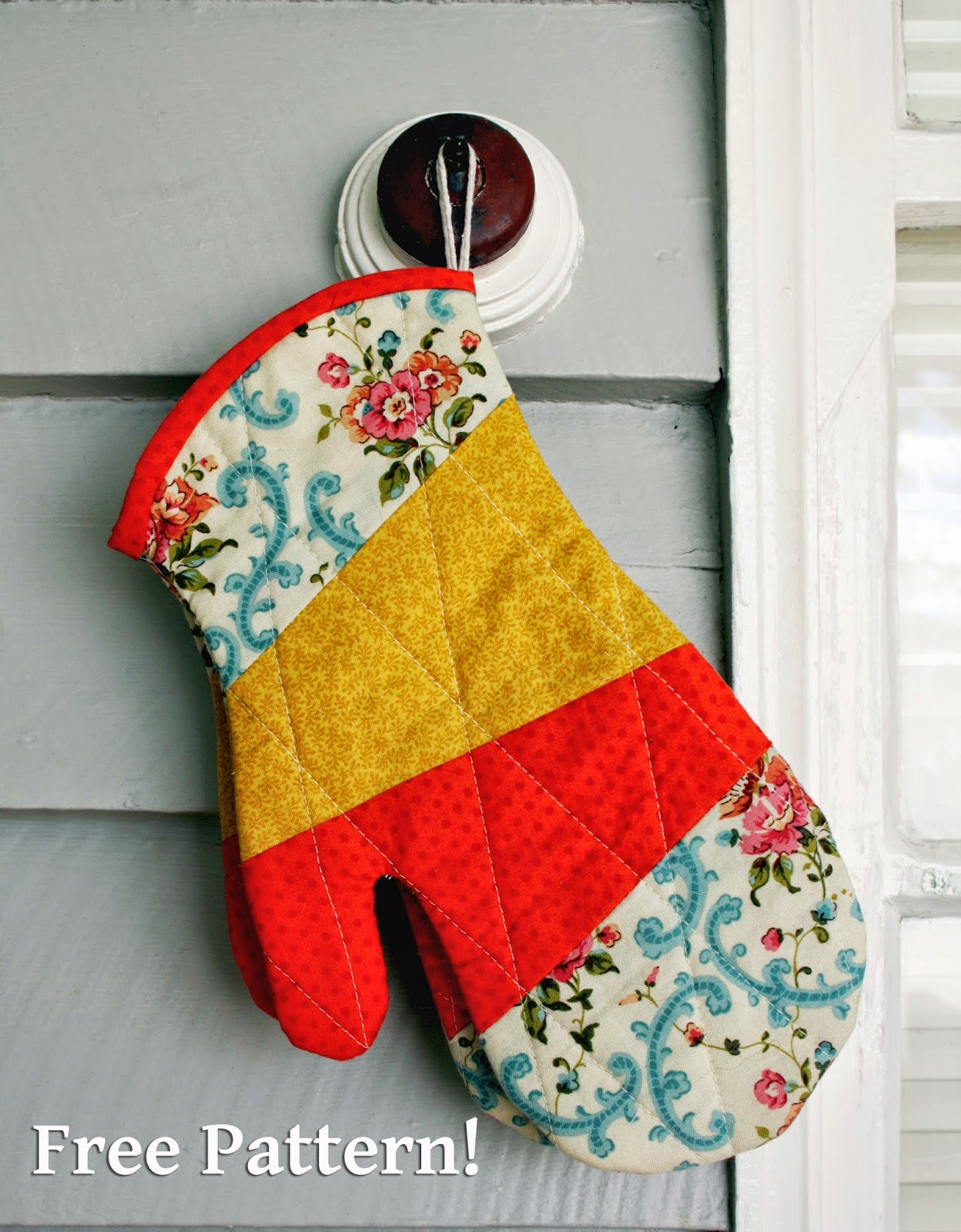 double oven mitts sewing tutorial from fabric scraps - patchwork