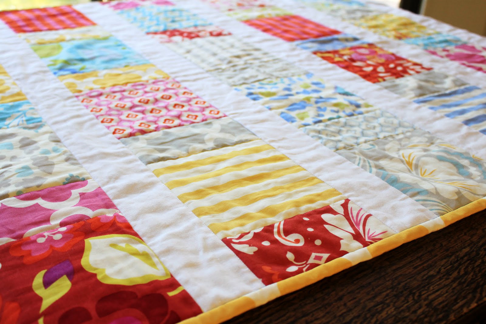 Sew Curious My first quilt