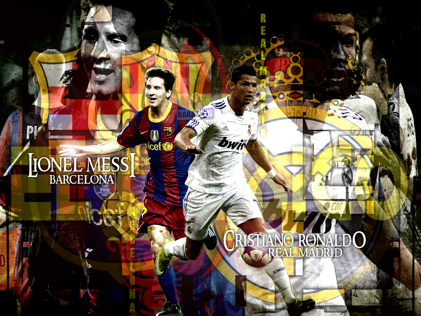 Ronaldo With Messi