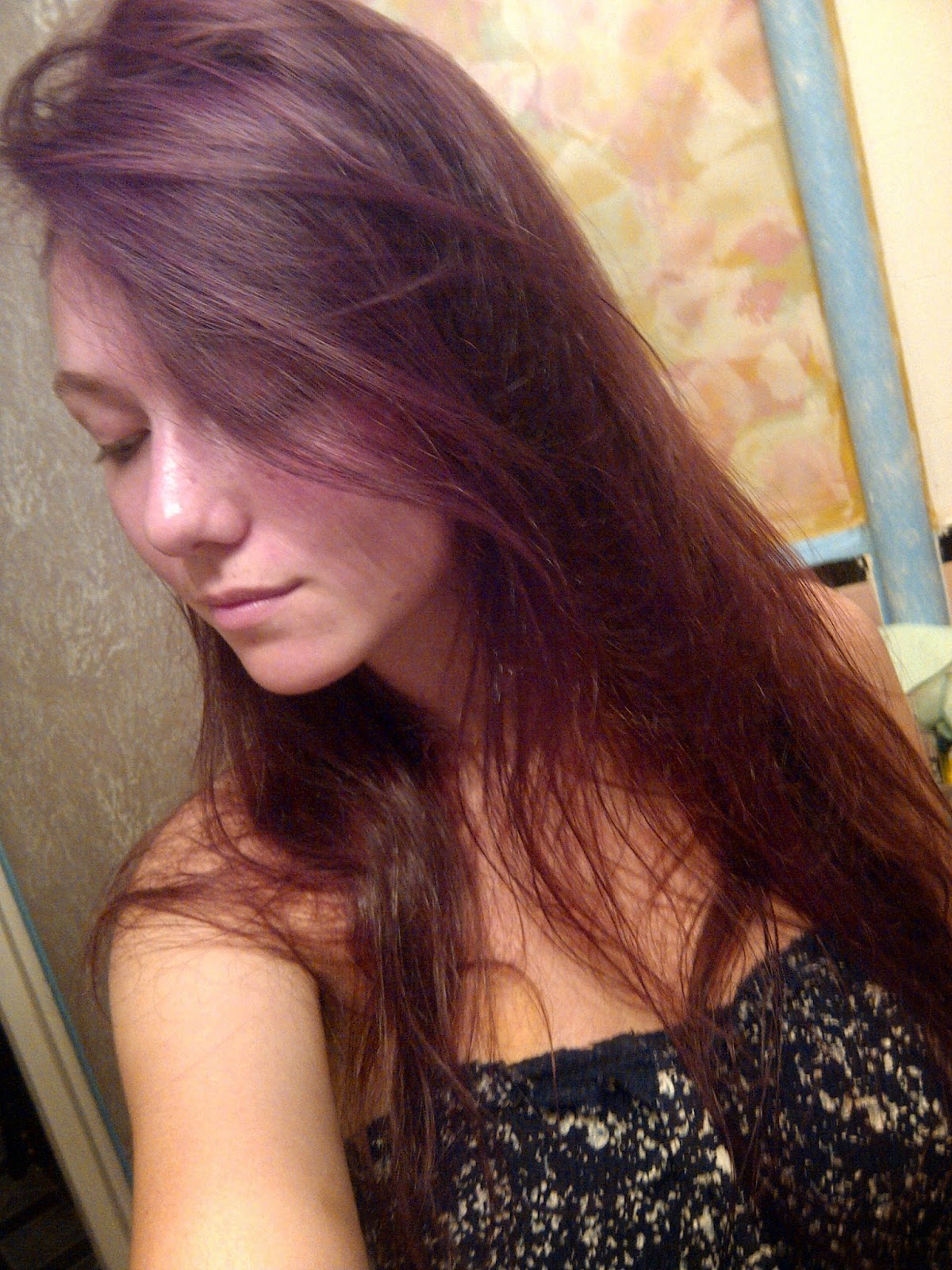 The Imagine Train Dying My Hair Burgundy Revlon Colorsilk