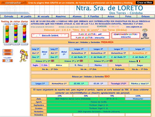 Web para reforzar contenidos