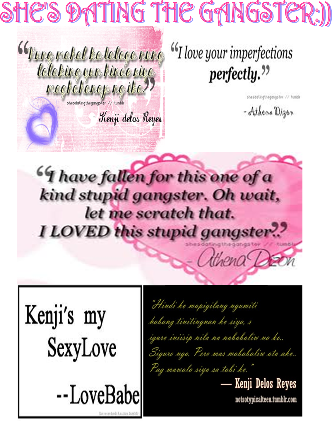 shes dating the gangster quotes movie Watch she's dating the gangster (2014) full movie online, athena dizon plays a trick on campus heartthrob and bad boy, gangster, kenji de los reyes setting up an arrangement to pretend as lovers-to make his ex jealous-they found themselves falling to each other yet falling apart. shes dating the gangster quotes movie Watch she's dating the gangster (2014) full movie online, athena dizon plays a trick on campus heartthrob and bad boy, gangster, kenji de los reyes setting up an arrangement to pretend as lovers-to make his ex jealous-they found themselves falling to each other yet falling apart.