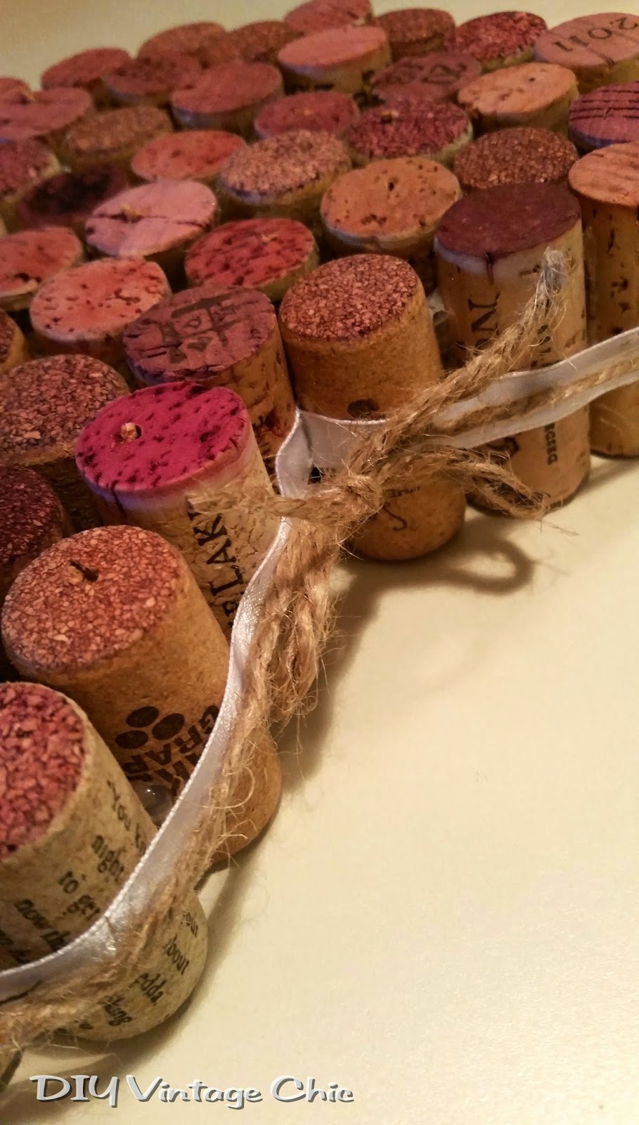 DIY Vintage Chic DIY Valentine's Day Wine Cork Hot Plates FAIL