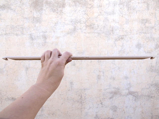 PUNTOBOBO Agujas de madera artesanales para tejer