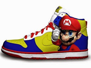 super mario nike dunks
