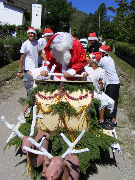 Papa Noel y su trinero