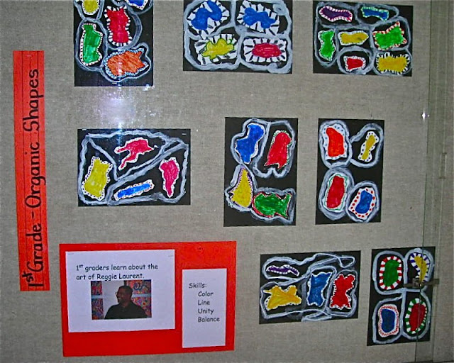 Fine Lines Organic Shapes for First Graders