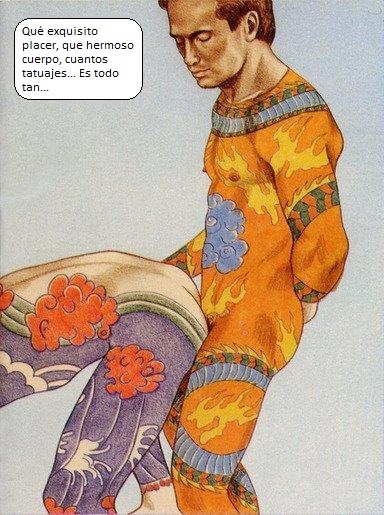 tatuaje sexual comic gay
