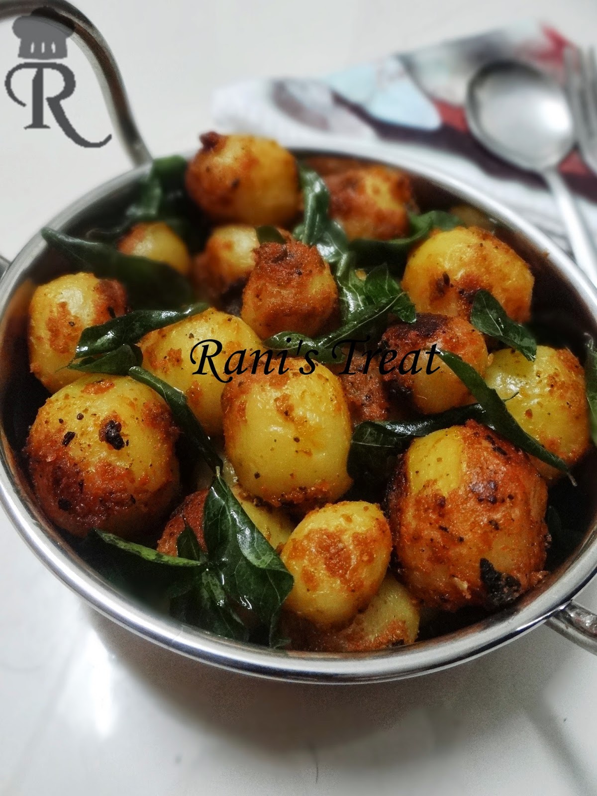 Rani's Treat Baby Potato Fry Pan Fried Potato Aloo Fry Baby