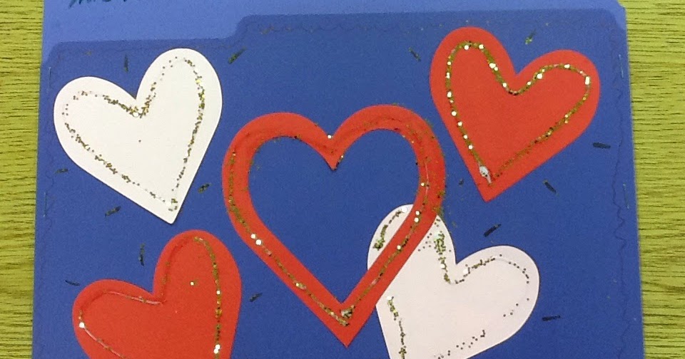 My Teacher's Blog: Valentine's Day Card Folders