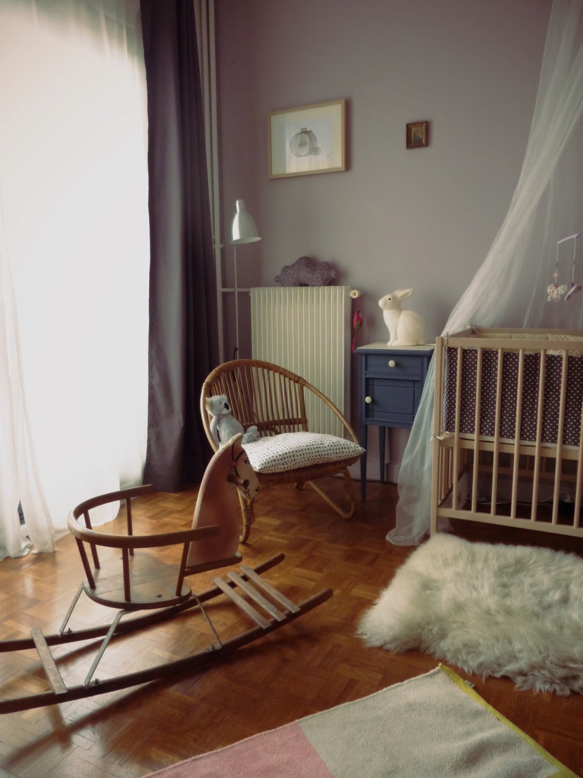 Vert poussin: chambre bébé