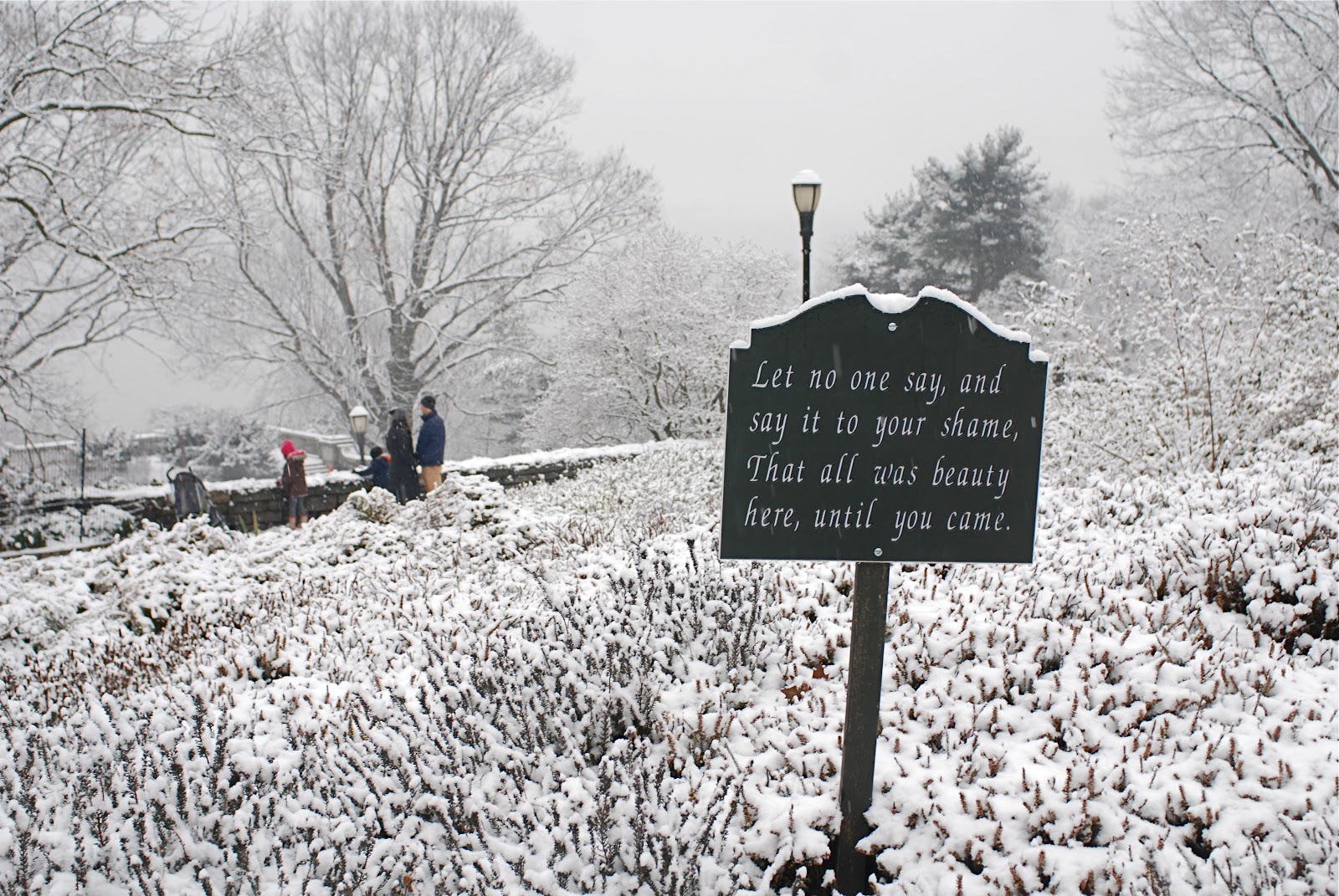NYC ♥ NYC Winter Scenes in Fort Tryon Park