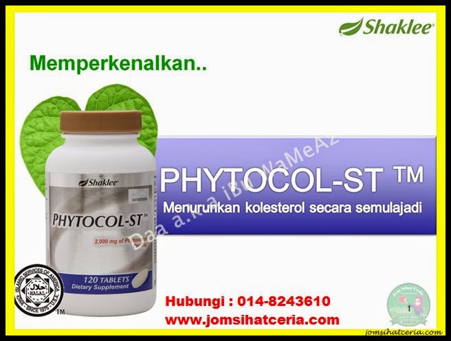 Pengedar Shaklee Kuantan, Phytocol-ST, Produk SHAKLEE, 