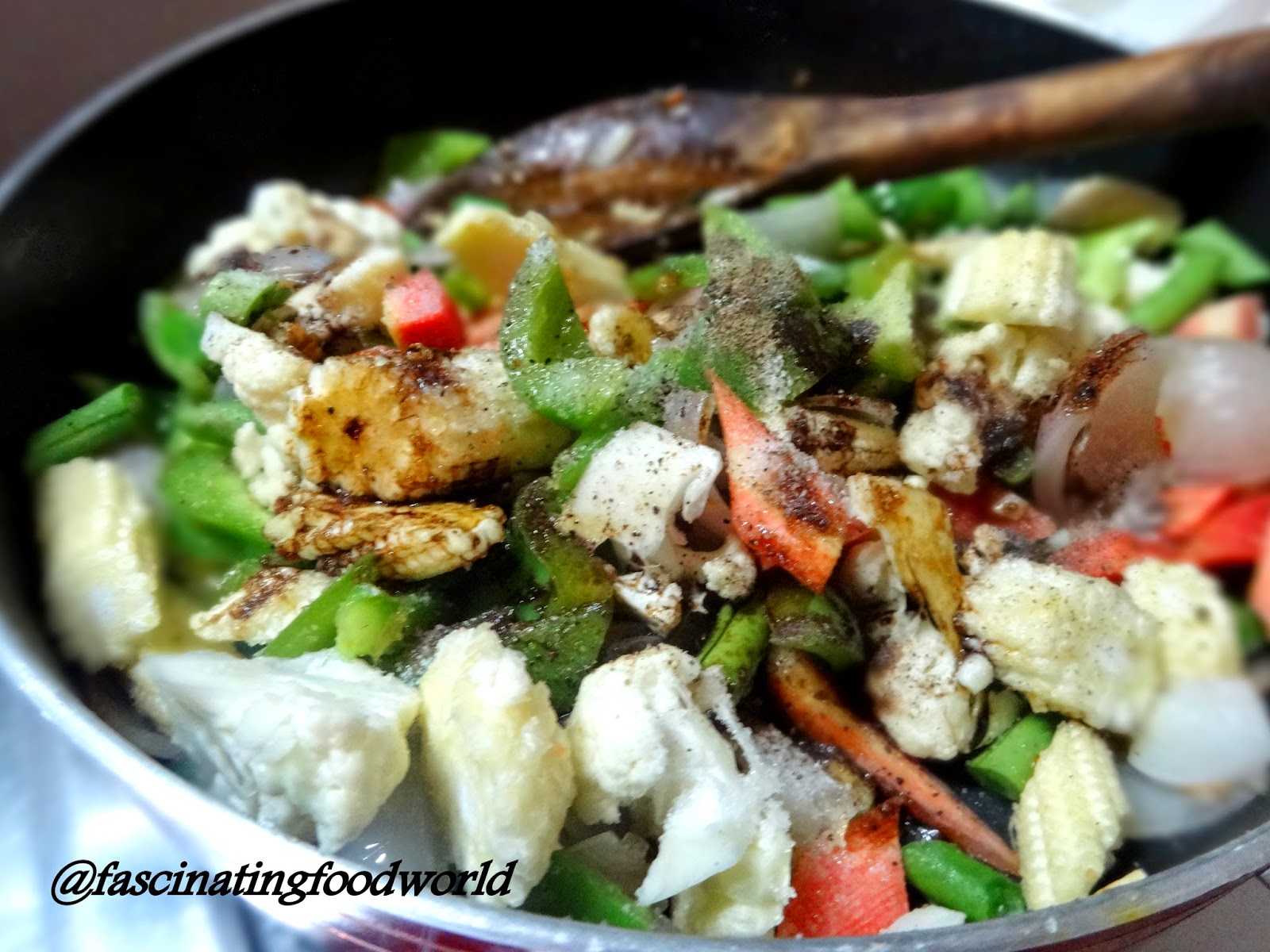 fascinatingfoodworld Veg in Soy garlic sauce and Fried rice