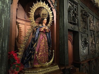 Altarpiece of the Marian Way of Light in Celegiata Santa Mariá la Mayor