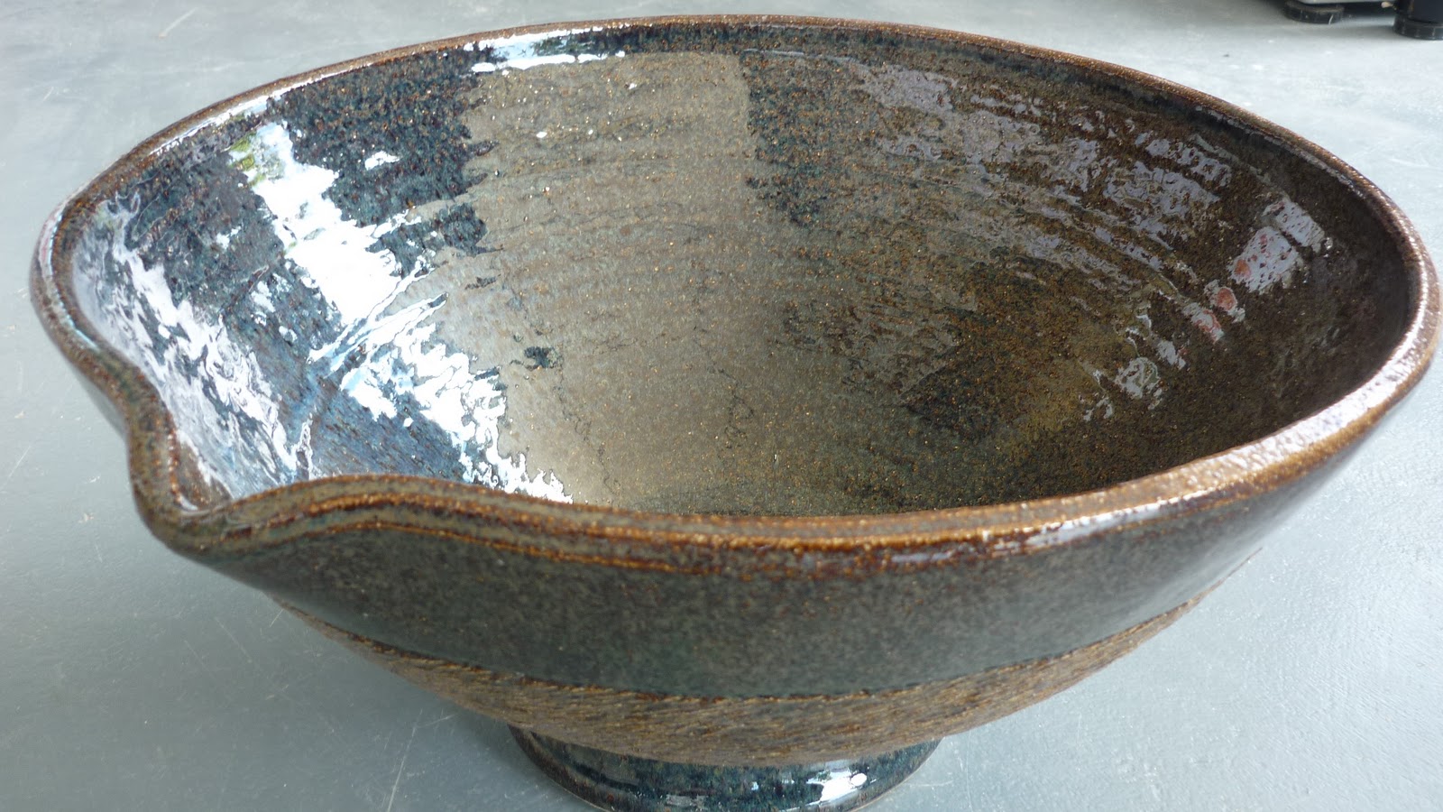 Bot Pots Richard Rushton Abbots Floating Blue Glaze