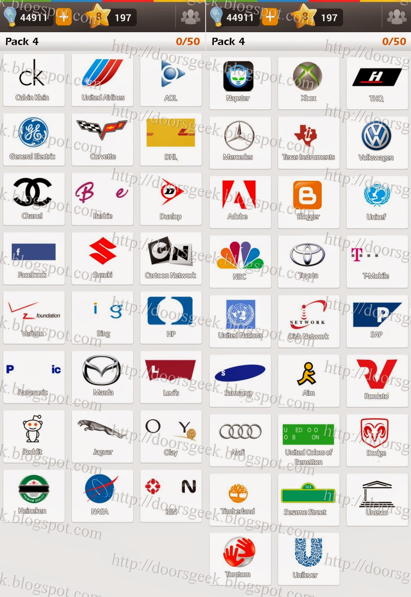 Logos Quiz Game - Level 5 - Walkthrough - All Answers ...