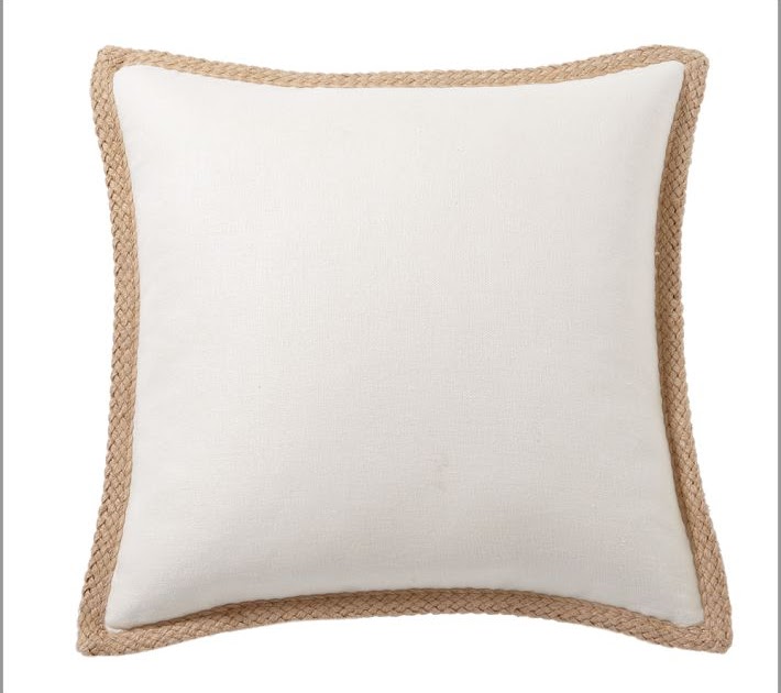 Tda Decorating And Design Diy Pottery Barn Jute Braid Pillow Look