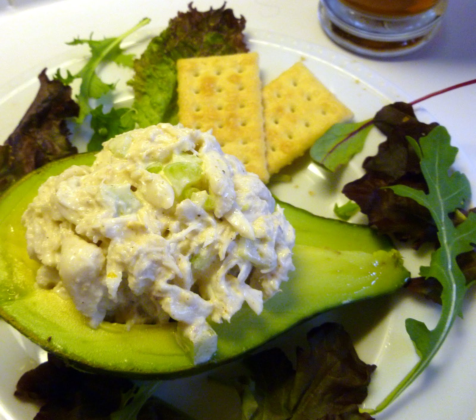 Lindaraxa Crab And Avocado Salad On Spring Greens