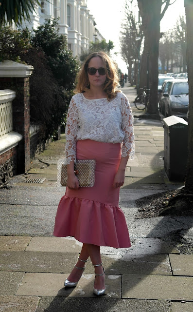 Pink Peplum Skirt by What Laura did Next