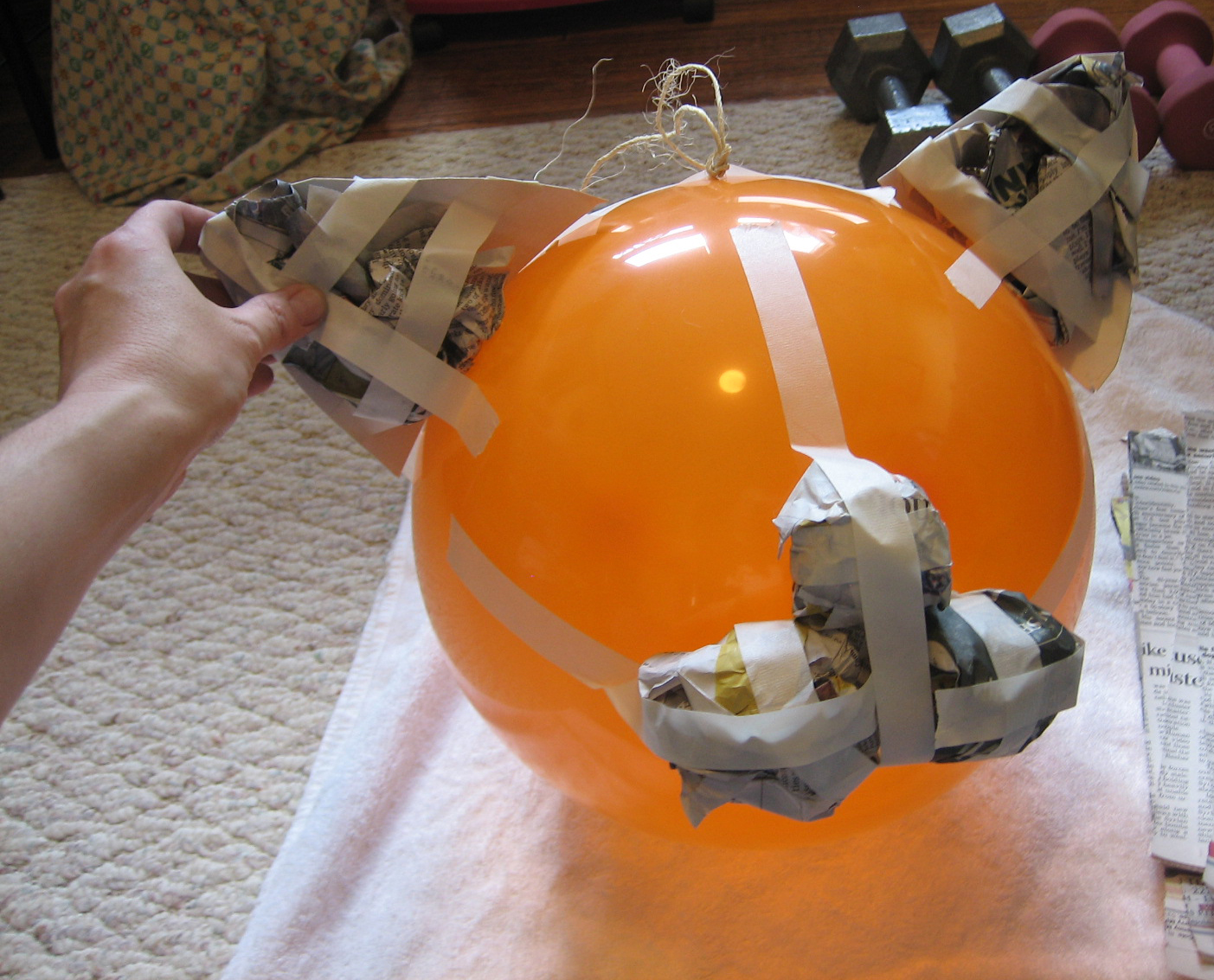 It's all about the cats!: Cat pinata, before and after