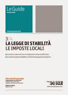 La legge di stabilità, 3 di 4: Le imposte locali - 4 Gennaio 2013 | PDF HQ | Irregolare | Professionisti | Normativa