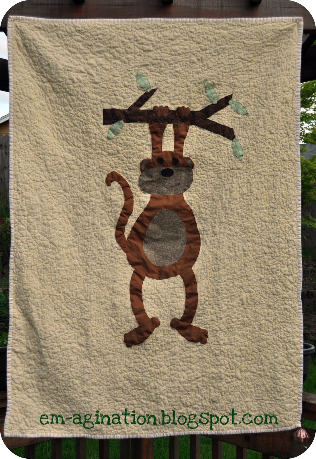 monkey quilt pattern