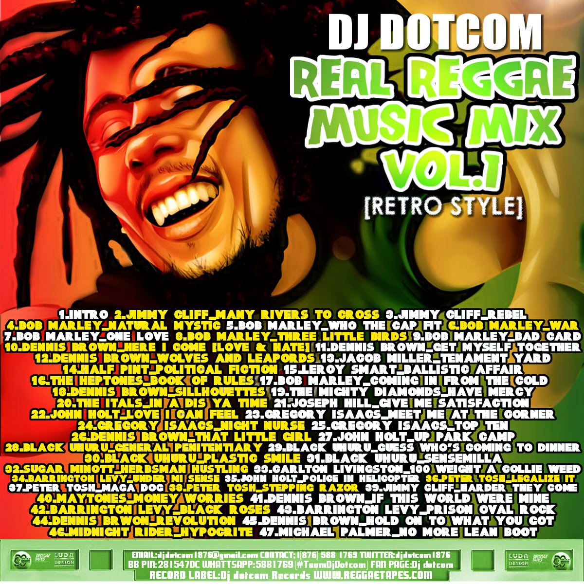 DJ REAL REGGAE MUSIC MIX VOL 1