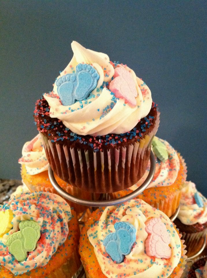 Cakes by Elizabeth Baby Gender Reveal Cupcakes Cakes by Elizabeth Baby Gender Reveal Cupcakes