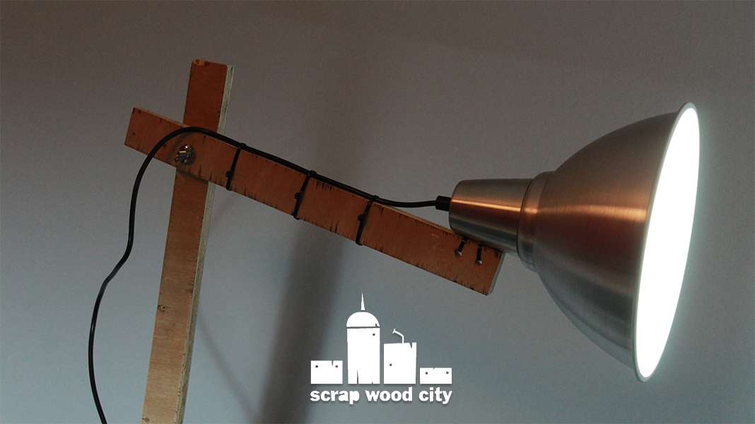 scrap wood city How to make a cheap wooden spotlight