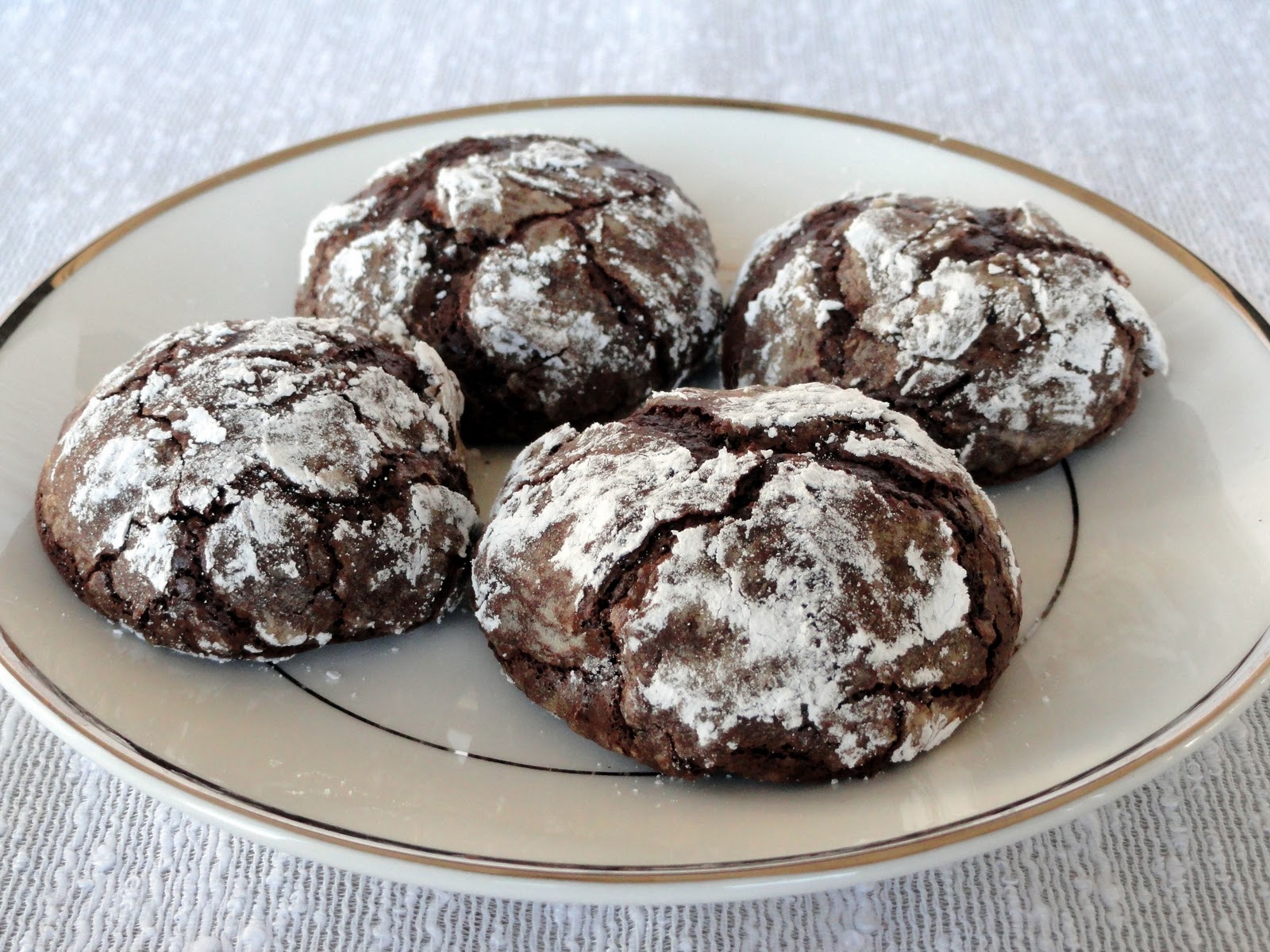 As Good As Gluten Fudgy Chocolate Crinkle Cookies (Flourless)