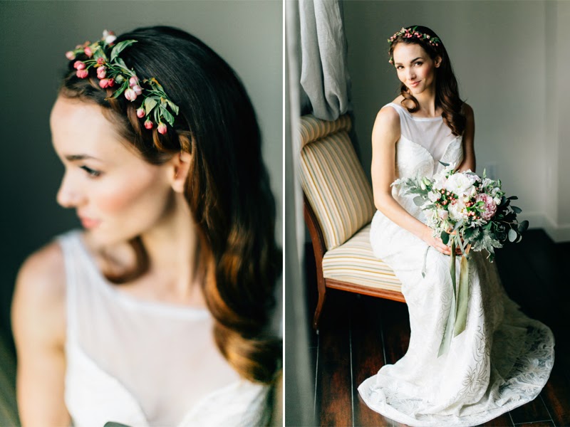 The Botanique Blog Spring Bridal Brunch with Blooming Branches