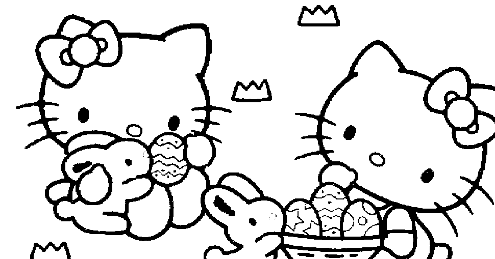 Fathers Day Coloring Pages Galleries Hello Kitty Easter